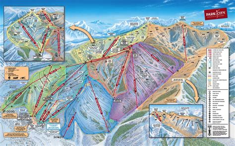 Park City Mountain Resort Trail Map | Utah Ski Maps