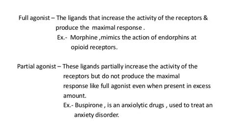 Concepts of agonist and antagonist receptors