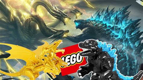 Lego Godzilla Vs King Ghidorah