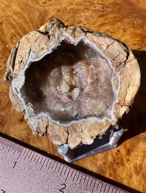 PINK GEODE, Dugway Geodes, Natural Found, Geology, Rocks, Mineral Gifts ...