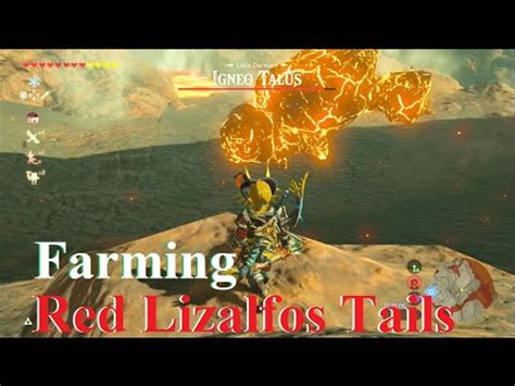 Zelda - BOTW - Part 89 - Farming Red Lizalfos Tails (for Snowquill armor upgrade Later!) - YouTube