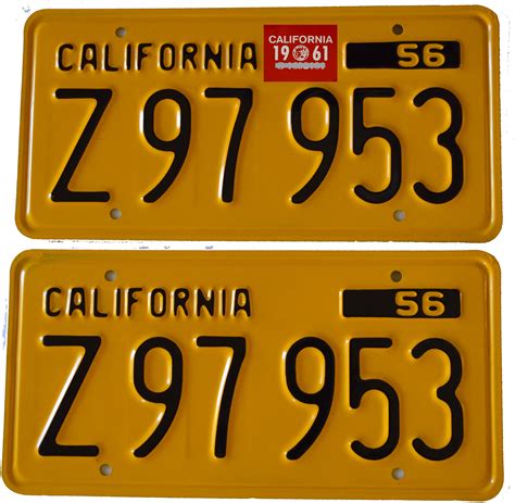 Collectibles & Art US: California 1960 california license plate ...