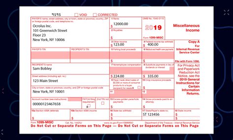 IRS Form 1099 MISC Document Processing