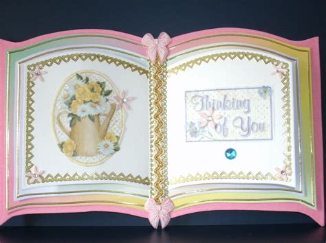 Book card handmade by Joan Croll | Cards, Easel cards, Cards handmade