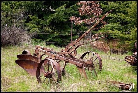 old plow | Old farm equipment, Farm machinery, Old tractors