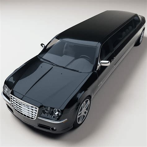 chrysler 300c limo 3d model