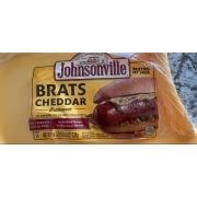 Johnsonville Bratwurst, Brats Cheddar: Calories, Nutrition Analysis & More | Fooducate