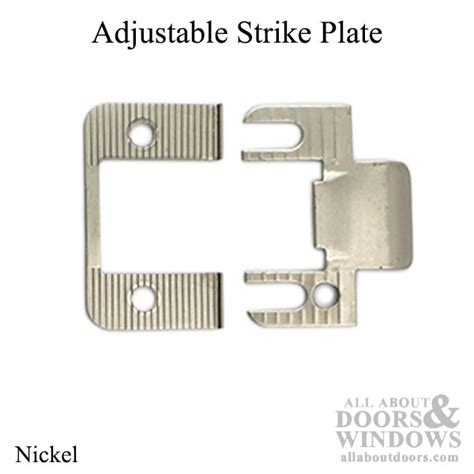 Adjusting door strike plate - wbfilo