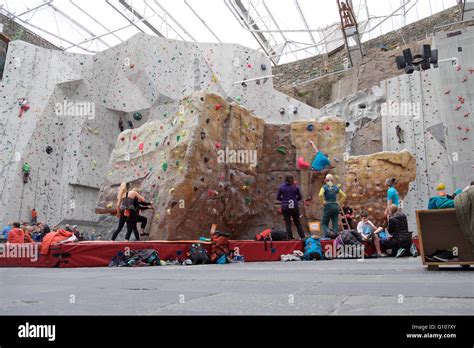 Edinburgh International Climbing Arena Ratho, Scotland, UK Stock Photo - Alamy