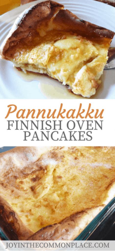 Pannukakku- Finnish Oven Pancakes