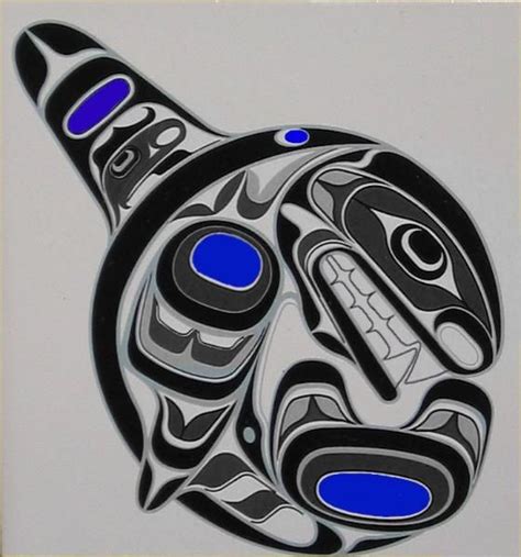 NW Coast Orca | Haida art, Native art, Pacific northwest art