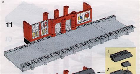 Old LEGO® Instructions | letsbuilditagain.com Lego Train Station, Train Stations, Lego ...