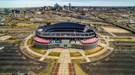 Mile High Stadium - Denver Broncos Birds Eye Shots | Broncos stadium ...