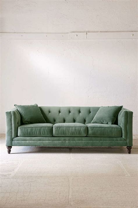 20 Velvet Couches That Add Sophistication and Eclectiscism | Sofa design, Home, Green sofa