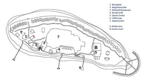 Maldives Resort Map (Enlarged)