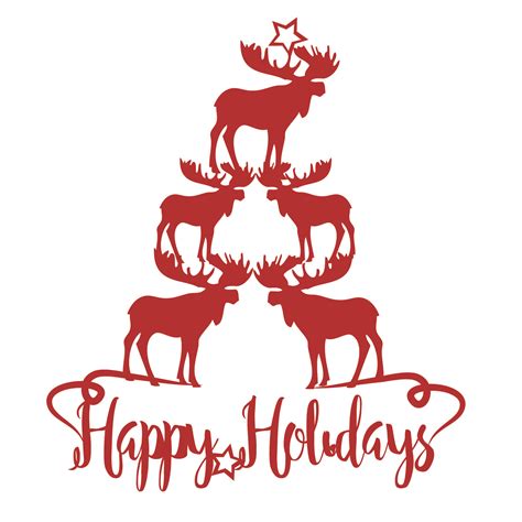 Christmas Vacation Moose Glass Free Svg File Free Svg - vrogue.co