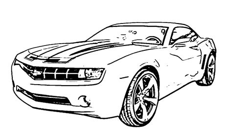 Camaro Coloring Page - Free Printable