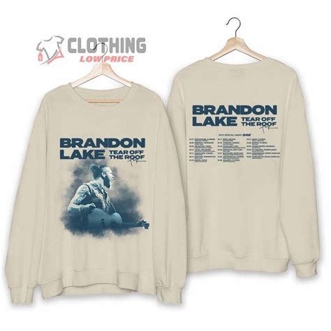 Brandon Lake - Tear Off The Roof Tour 2024 Merch, Brandon Lake Tour ...