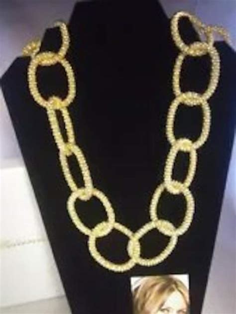 Melania Trump Gold Toned Necklace - Etsy