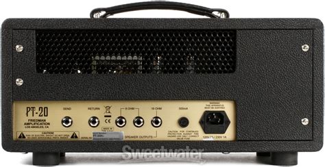 Friedman PT-20 Tube Amplifier Review by Sweetwater Sound - InSync