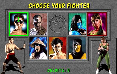 Mortal Kombat 1 (1992) Screenshots - Mortal Kombat Secrets