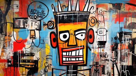 Fusion Of Symbols à La Basquiat Free Stock Photo - Public Domain Pictures