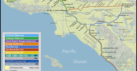 Metrolink Orange County Line Map South America Map | Images and Photos ...