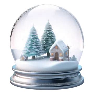 Snow Crystal Glass Snow Globe, Christmas, Snowball, Merry Chrismas PNG ...