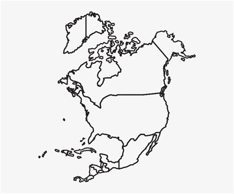 North America Map Clip Art At Clker Com Vector Clip - Map PNG Image | Transparent PNG Free ...