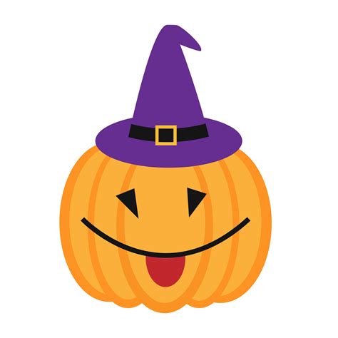 Funny cartoon halloween pumpkin with smile isolated 588825 Vector Art at Vecteezy