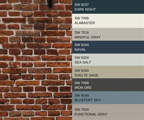 11 Paint Colors That Compliment Red Brick House