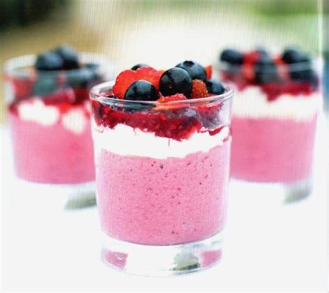 Summer Berry Mousse | Summer berries, Individual desserts, Desserts