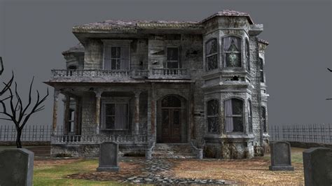 Haunted house model - TurboSquid 1352363