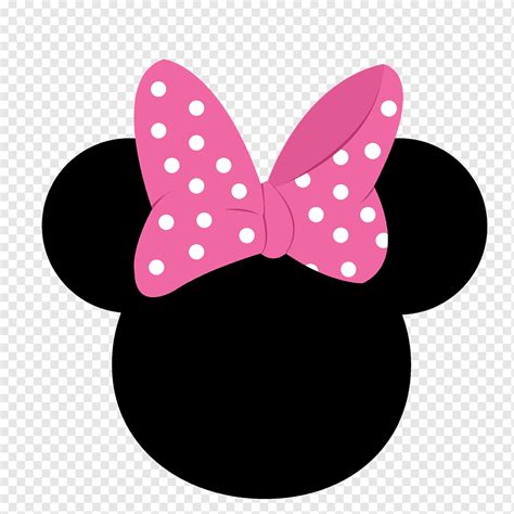 Minnie Mouse Mickey Mouse Number, minnie mouse, cartoon, magenta, bow Tie png | PNGWing