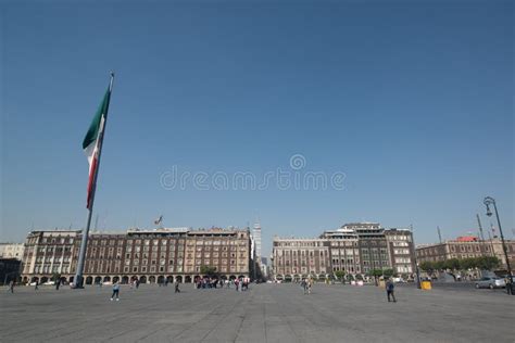 Zocalo, the Square in City Center of Mexico City Editorial Photography ...