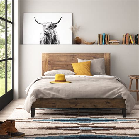 Union Rustic Kira Solid Wood Bed & Reviews - Wayfair Canada