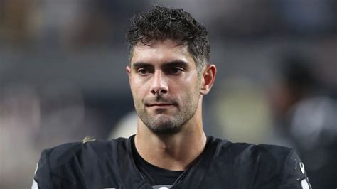 Raiders QB Jimmy Garoppolo taken to hospital for back injury suffered in win over Patriots