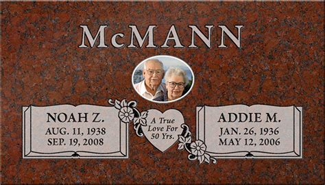 Companion Headstone Designs | Pacific Coast Memorials