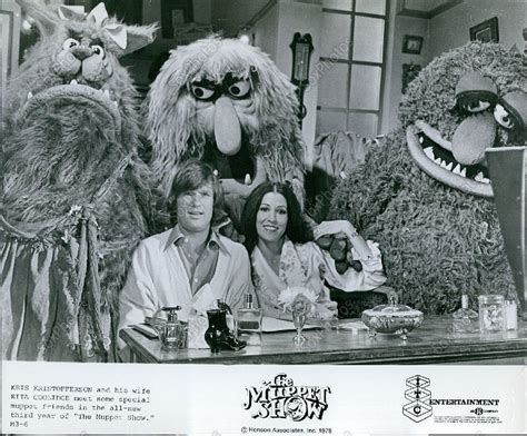 LG195 Kris Kristofferson & Wife Rita Coolidge The Muppet Show Press ...