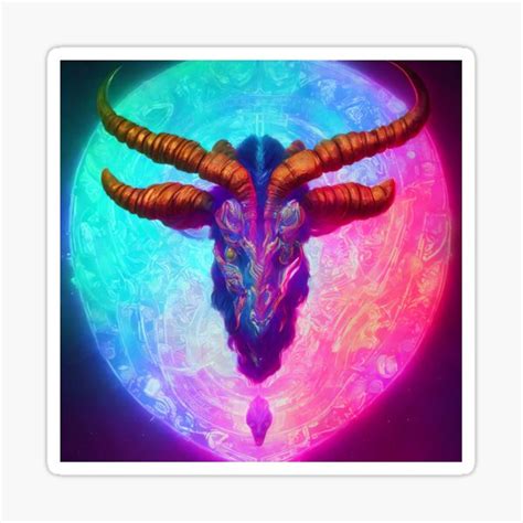 "Aries zodiac sign, illustrative art, artist interpretation, concept art" Sticker for Sale by ...