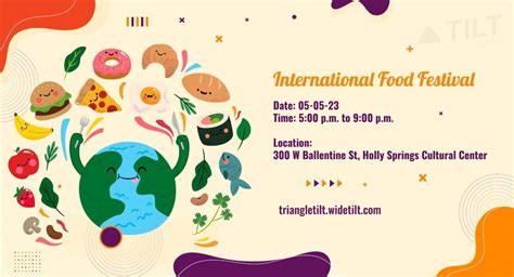 International Food Festival -Triangle Tilt