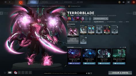 Terrorblade Arcana Blossom Red Prismatic Gem - Frishx - YouTube