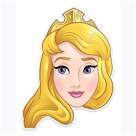 Disney Sleeping Beauty Princess Aurora Cardboard Face Mask for Children ...