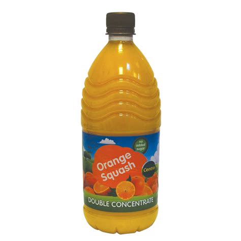 Centra Double Concentrate Orange Squash 1ltr - Centra