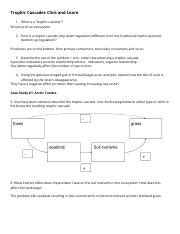 Understanding Trophic Cascades: Exploring the Impact on | Course Hero