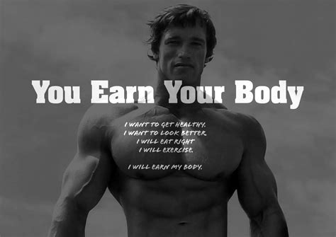 Buy MOTIVATIONAL - arnold schwarzenegger 11 - earn your body quote - Gym - determination - A3 ...