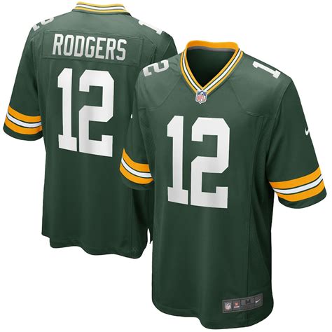 Mens Green Bay Packers Aaron Rodgers Nike Green Game Jersey