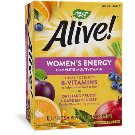 Nature's Way Alive!® Women's Energy Complete Multivitamin -- 50 Tablets - Vitacost