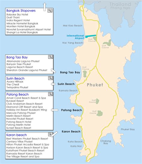 Patong Beach Phuket Tourist Map - Patong Beach Phuket • mappery