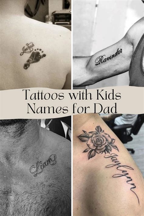 Sons name tattoos – Artofit